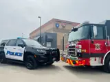 Fire Truck and Police car